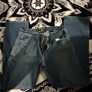 Ariat M4 Rebar Men’s Blue Bootcut Jeans